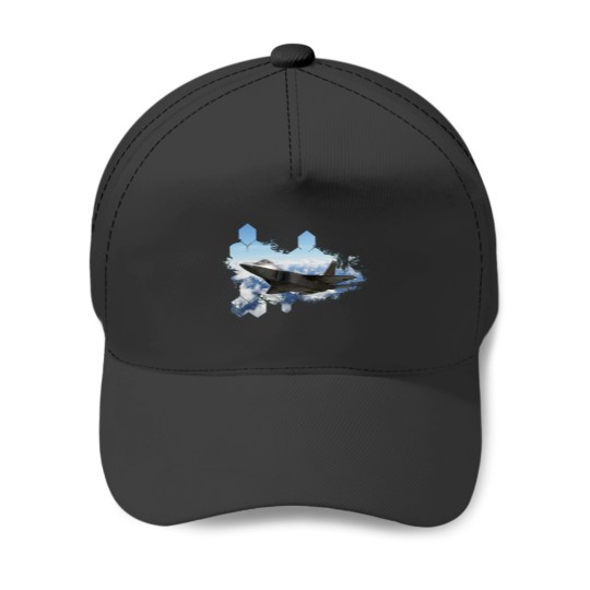 Discover Lockheed Martin F-22 Raptor Active Baseball Caps