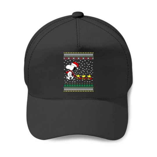Discover Snoopy And Woodstock Christmas Baseball Caps, Snoopy Baseball Caps