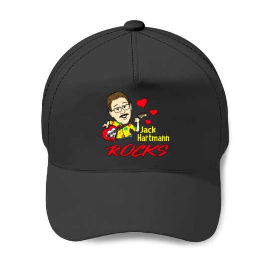 Discover Jack Hartmann Rocks Short Sleeve Gift \ Baseball Caps