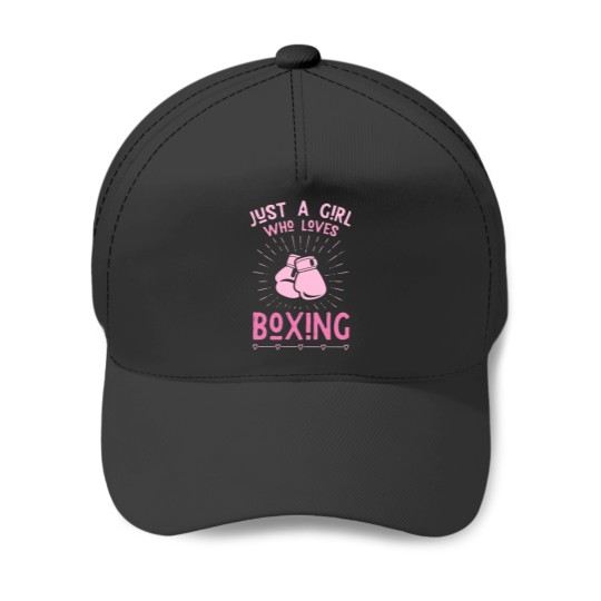 Discover Just a girl who loves boxing Baseball Caps