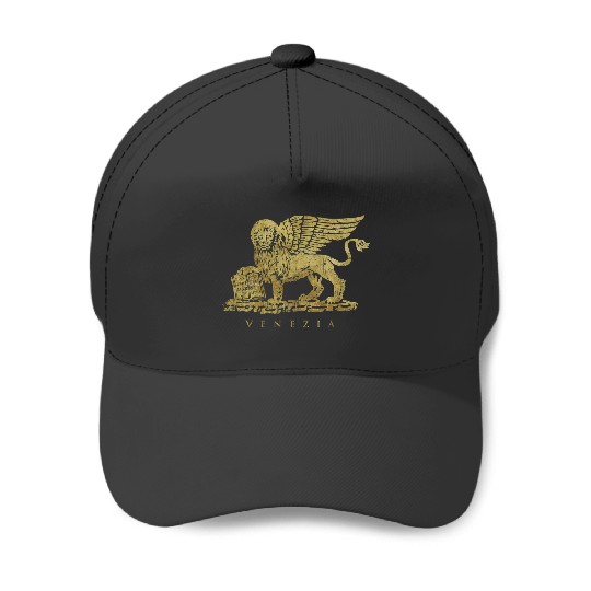 Discover Leone di San Marco of Venezia - Vintage Gold - Venice - Baseball Caps