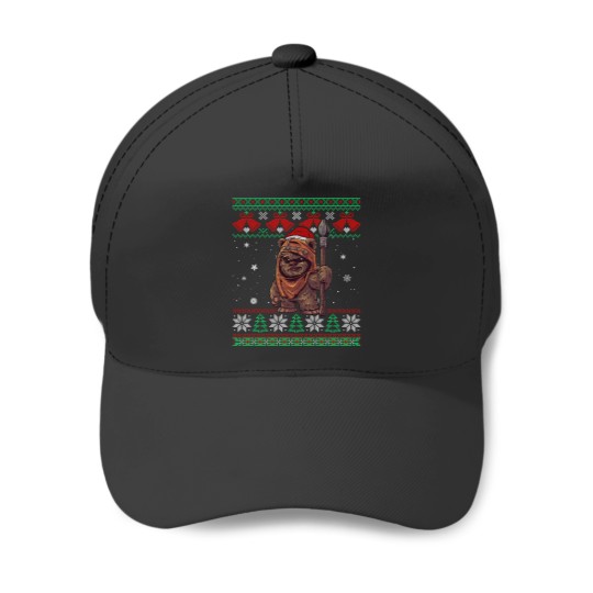 Discover Cute Santa Wicket Ewoks Endor Ugly Sweater Christmas Baseball Caps