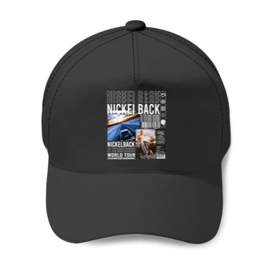 Discover Nickelback Music Baseball Caps, Merch Vintage Get Rollin' Tour 2023 Baseball Caps