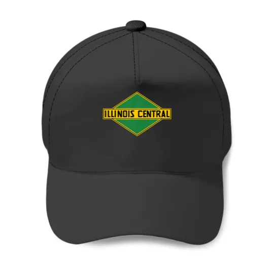 Discover Illinois Central Railroad Baseball Caps