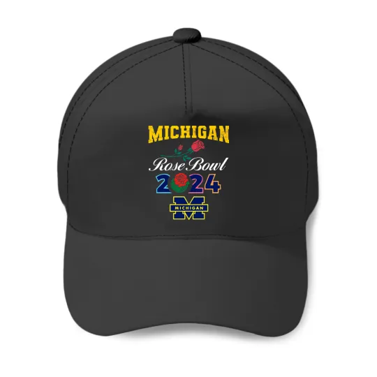 Discover 2024 University Of Michigan Rose Bowl Baseball Caps, Football Fan Baseball Caps