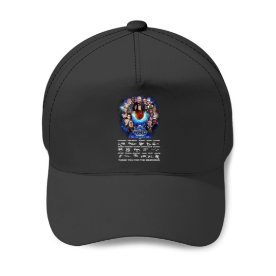Discover Doctor Who 60 Years 1963-2023 Anniversary Thank You Fan Baseball Caps