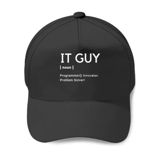 Discover IT guy - Techie Baseball Caps Baseball Caps