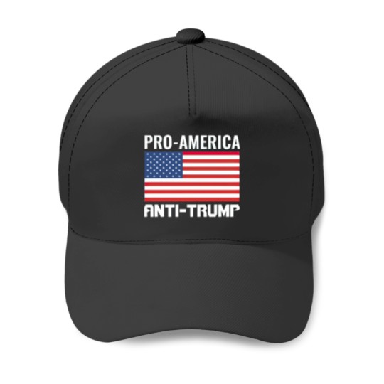 Discover "PRO AMERICA, ANTI TRUMP" B/W "TRUMP IS A TRAITOR" Baseball Caps