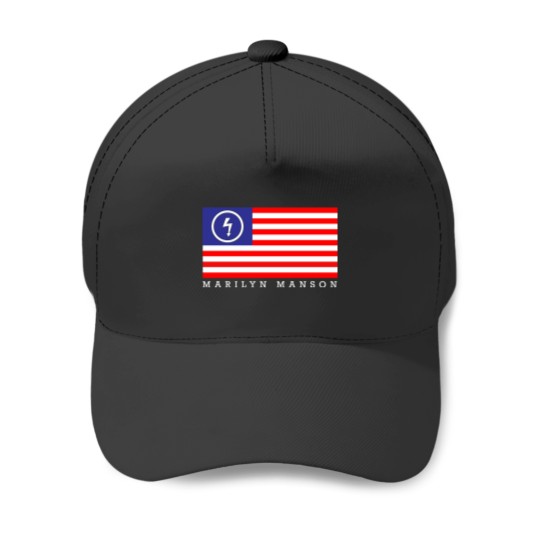 Discover Marilyn Manson The Beautiful People Era American By Birth christ By Choice Clic 90s Pop Culture Goth Grunge Tour Baseball Caps