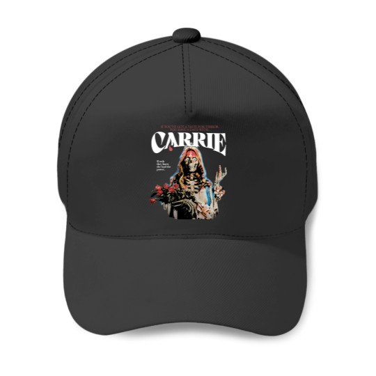 Discover Carrie 1976 Horror Movies Supernatural Halloween Baseball Caps, Carrie Baseball Caps Fan Gifts