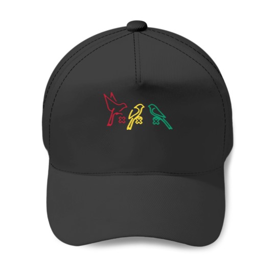 Discover Bob Marley Three Birds Baseball Caps