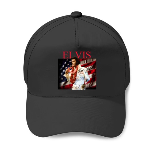 Discover Elvis Presley Signature Cotton T- Baseball Caps Gift Unisex All Size S to 2345XL