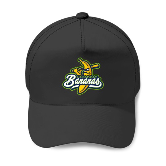 Discover Coastal plain league savanah banana logo Baseball Caps