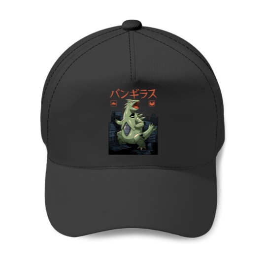 Discover Tyranitar Japanese Style Baseball Caps for Movie and Gaming Enthusiasts