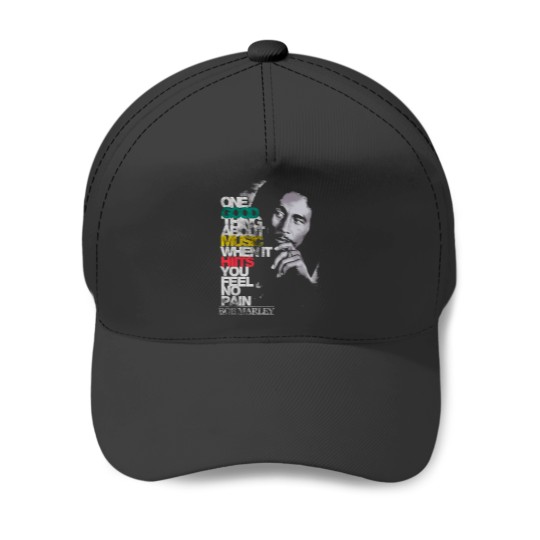 Discover Bob Marley Inspirational Quote Baseball Cap