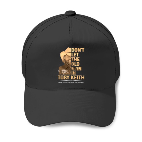 Discover Toby Keith memory black Baseball Caps