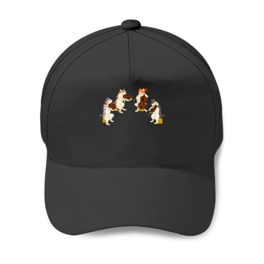 Discover Cat Symphony Baseball Caps