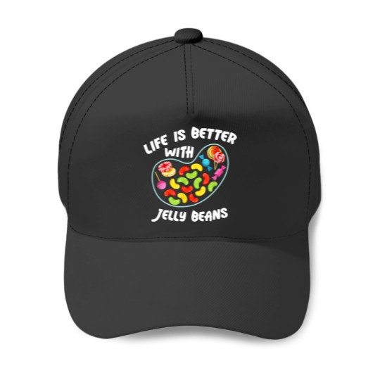 Discover Life Better Jelly Bean Candy Fruity Juicy Day Baseball Caps