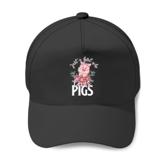 Discover pig girl love - Pig Lover - Baseball Caps