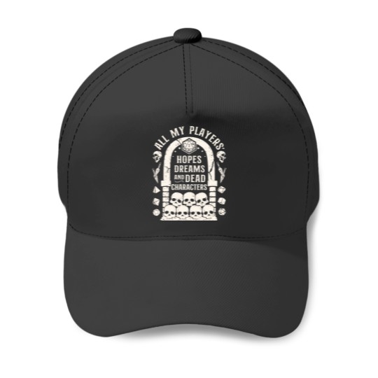 Discover Dungeon Master Baseball Caps - D&D Gift