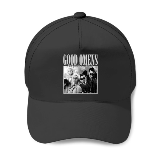 Discover Good Omens Movie Baseball Caps, Aziraphale 2023 Movie Bootleg Baseball Caps