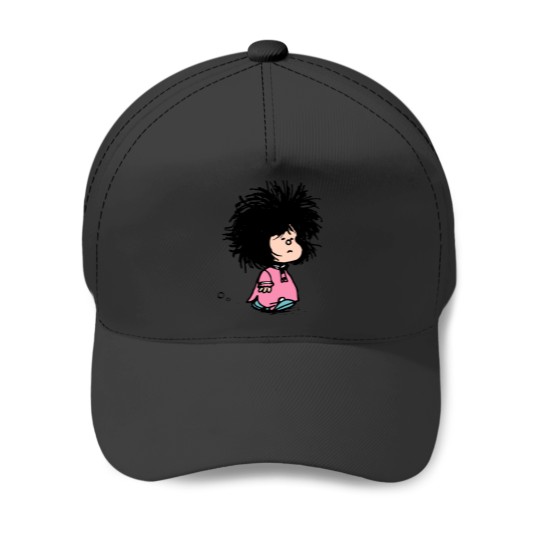 Discover Mafalda with newly-raised disheveled nightgown Quino argentina cartoon Baseball Caps
