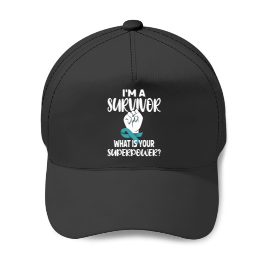 Discover Cervical Cancer Survivor Cervical Cancer Awareness Baseball Caps