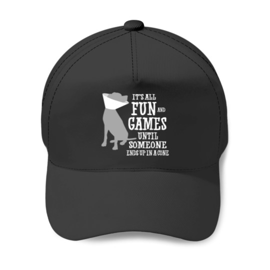 Discover Its all fun and games until someone ends up in a cone Baseball Caps