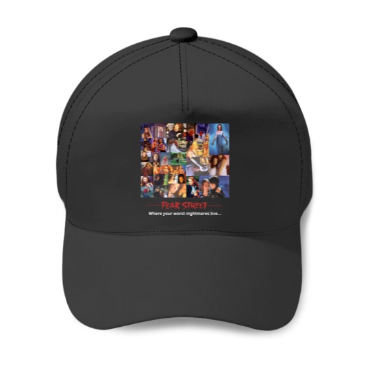Discover Fear Street Cover Collage Baseball Caps - Fear Street - Baseball Caps