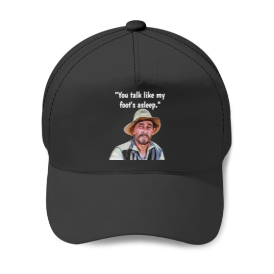 Discover Vintage TV Westerns Festus Gunsmoke "You Talk Like My Foot's Asleep"  Baseball Caps Baseball Caps