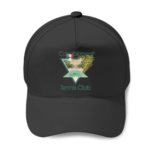 Discover Vintage Casablanca Tennis Club Baseball Caps