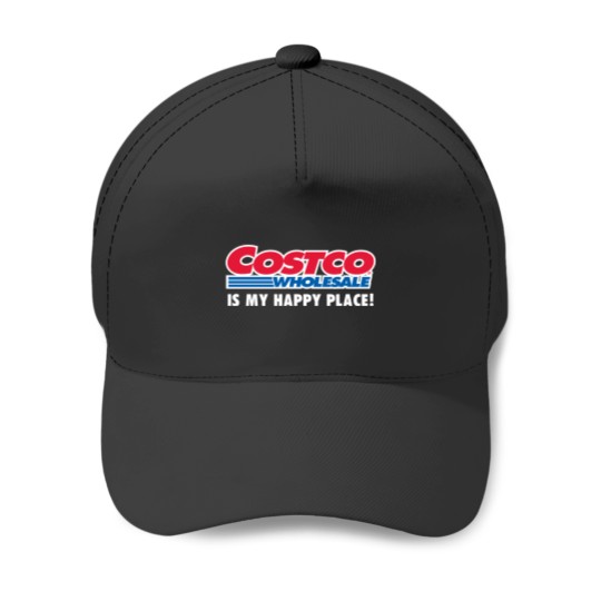 Discover Costco Is My Happy Place Baseball Caps