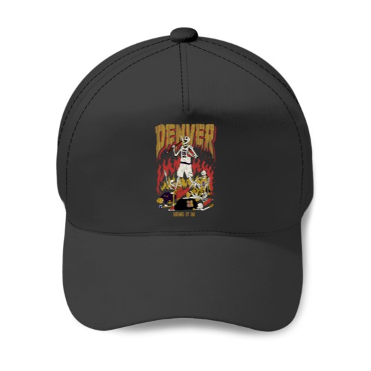 Discover Denver basketball Jokic Baseball Caps