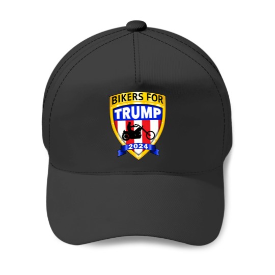 Discover Bikers for Trump 2024 American Baseball Caps