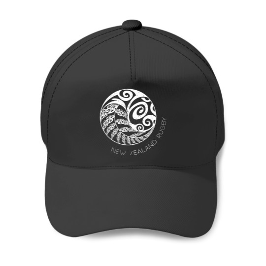 Discover New Zealand Rugby (Design On Back) Maori Inspired Baseball Caps