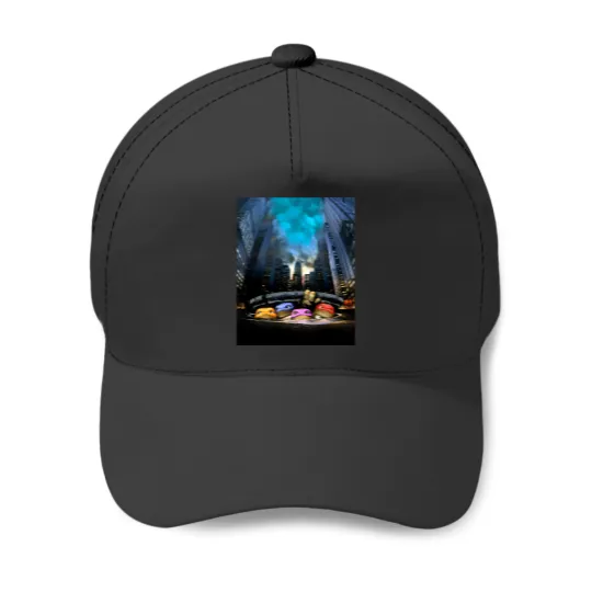 Discover Sewer Turtles 1990 Baseball Caps