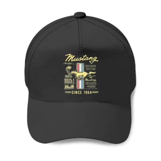 Discover Mustang T-Shirtfor mustang vintage car Baseball Caps