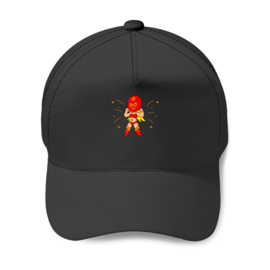 Discover The wrestler Lucha Libre Mexico luchadora comic Baseball Caps