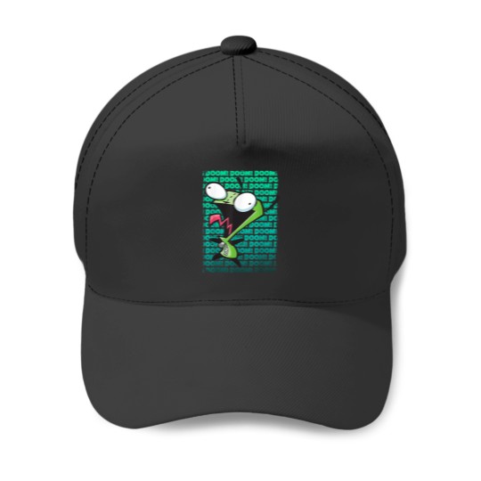Discover Nick 90s Invader Zim GIR Impending Dooom Song Baseball Caps