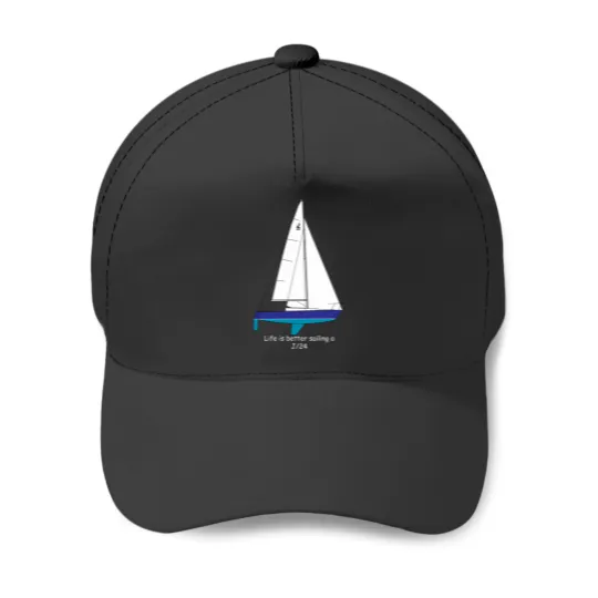 Discover J24 Sailboat Baseball Caps