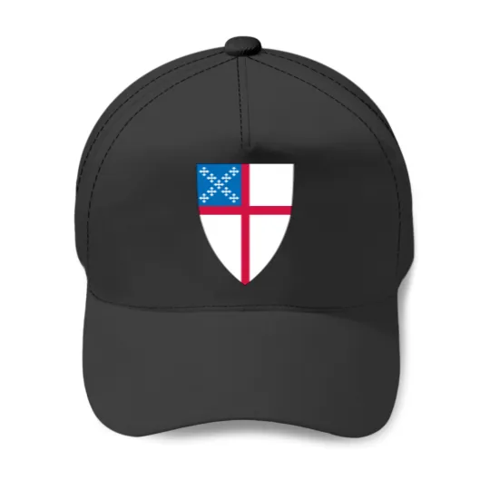 Discover episcopalian episcopal church shield logo Baseball Caps