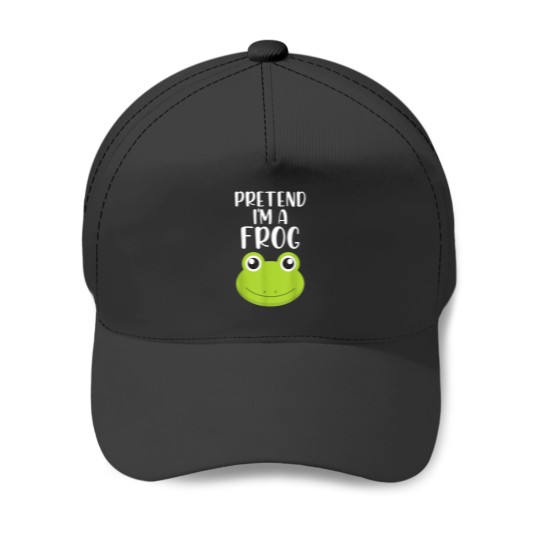 Discover Pretend Im A Frog Head Low Budget Halloween Costume Baseball Caps