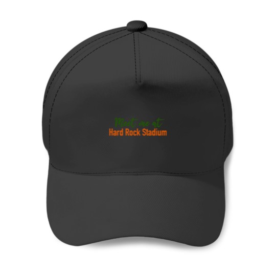 Discover Meet me at the stadium Sticker Baseball Caps