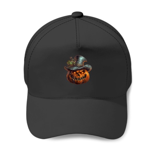 Discover jack o lantern face pumpkin eyelashes hallowen costume funny Baseball Caps
