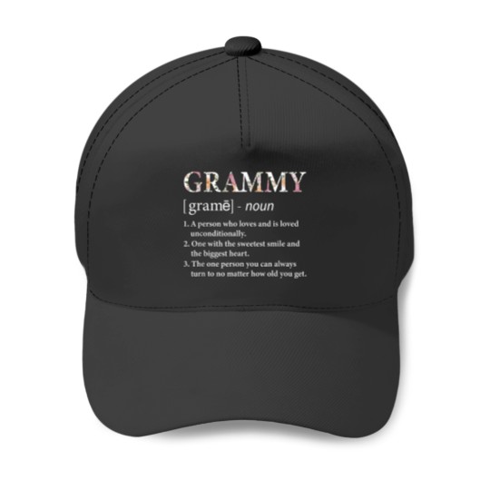 Discover Grammy Definition Grandma Funny Grandmother Baseball Caps