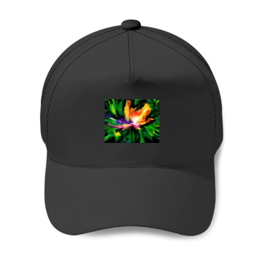 Discover Bird of Paradise Sticker Baseball Caps