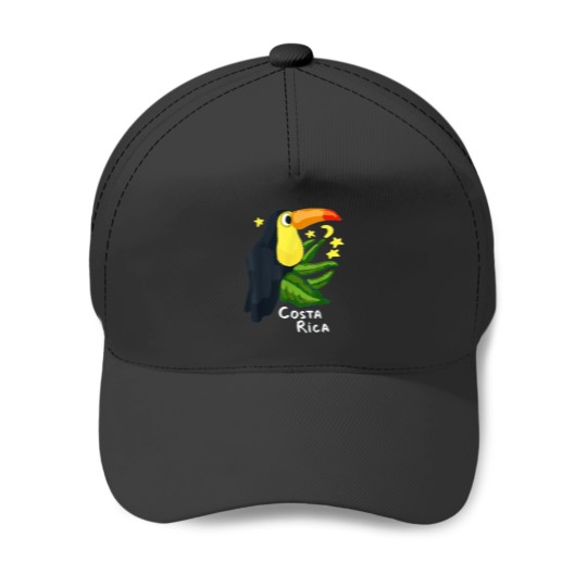 Discover Costa Rica Toucan Bird Baseball Caps