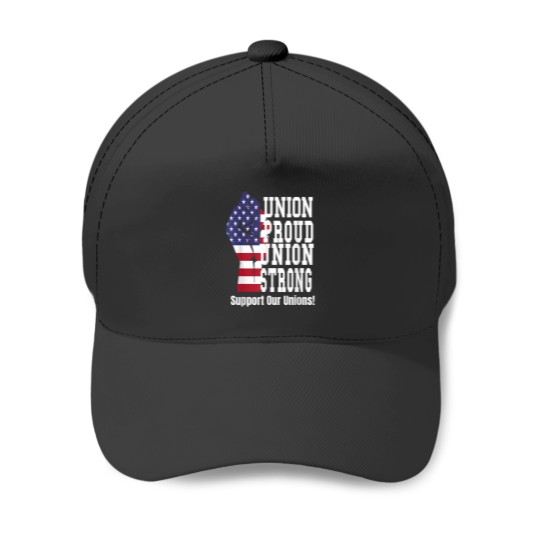 Discover Proud Union Worker American Flag Cap