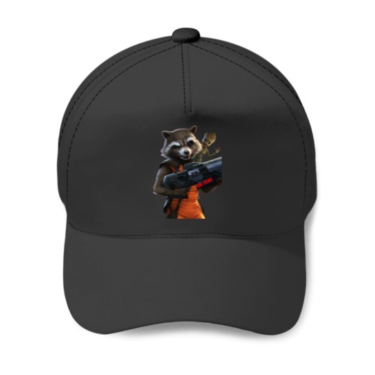 Discover rockets racoon hookeds on a feeling AVENGERSs Baseball Caps
