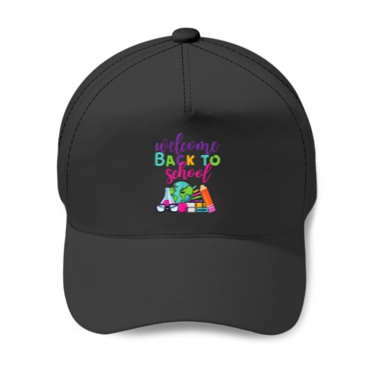 Discover Welcome Back to School Tee 1404 Baseball Caps